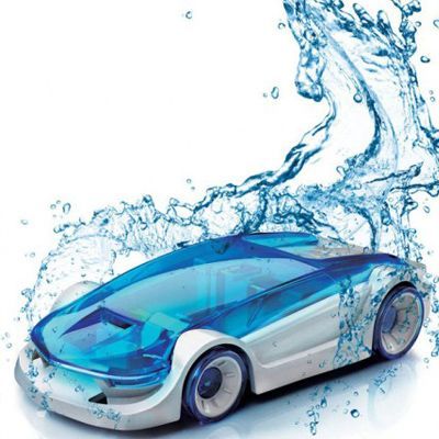 Petite voiture qui roule à l'eau salée en kit